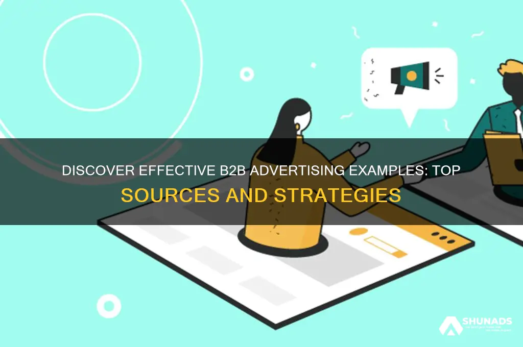 where to find business to business advertising examples