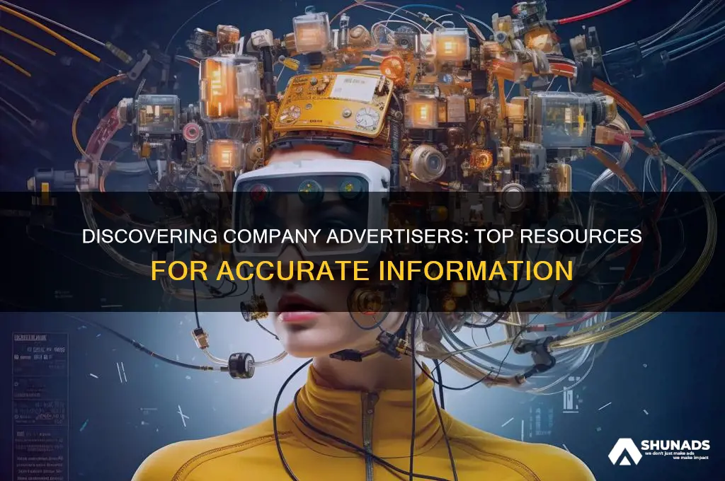 where to find info on company advertisers
