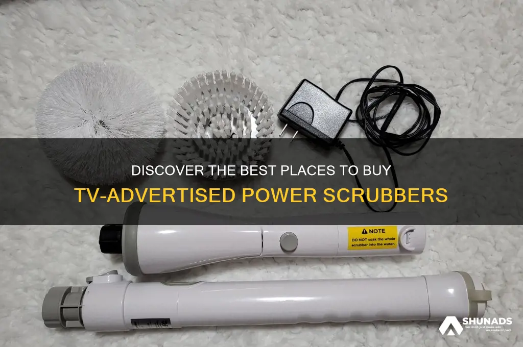 where to get power scrubber advertised on tv