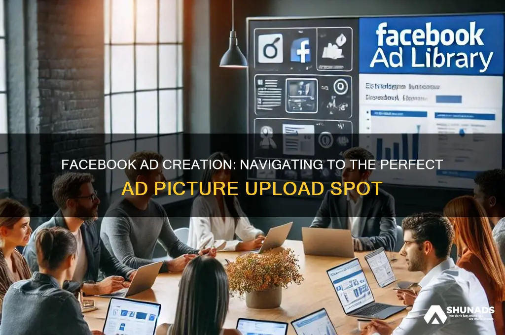 where to go on facebook to make an advertisement picyure