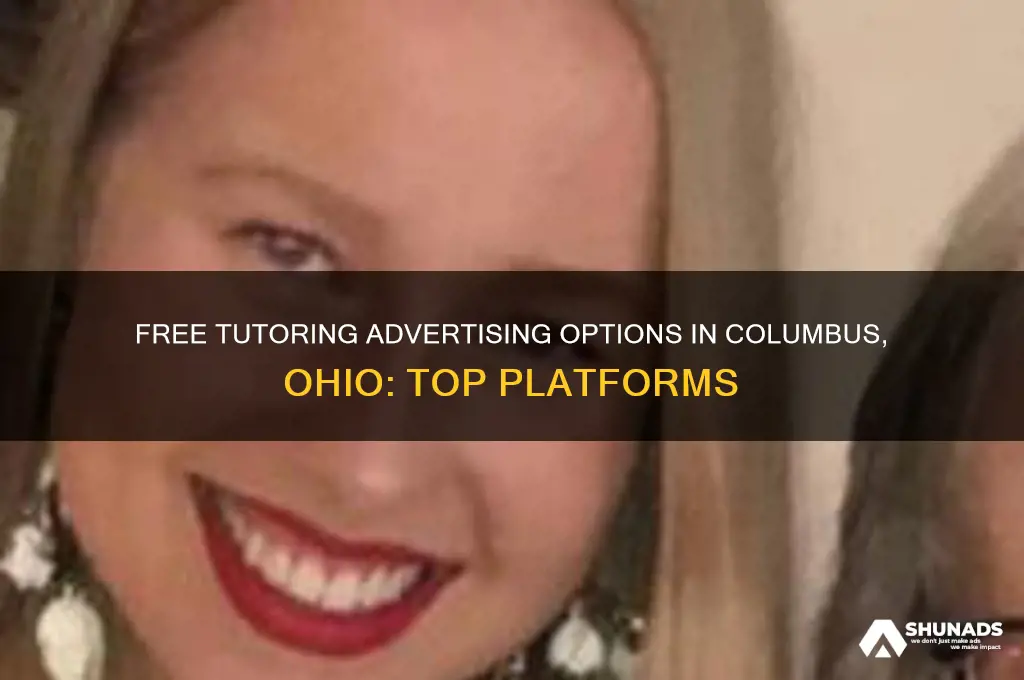 where you can advertise tutoring free in columbus ohio