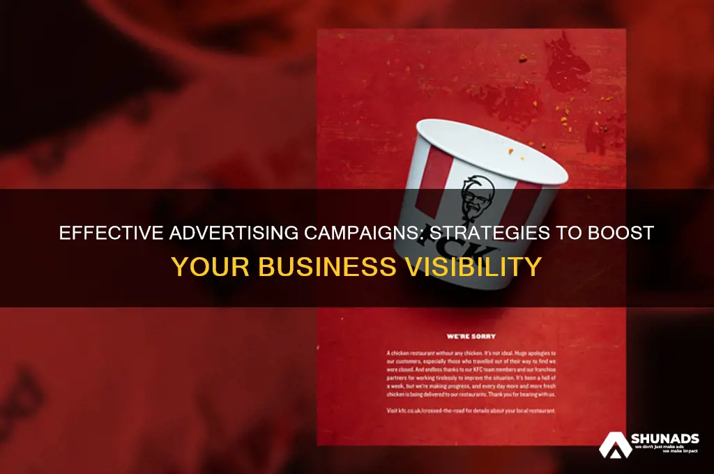 which advertising campaigns are more effective for advertising your business