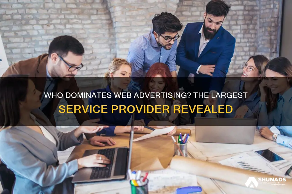 which company has the biggest web-advertising serivece