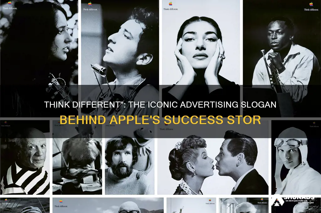 which company use the advertising slogan think different