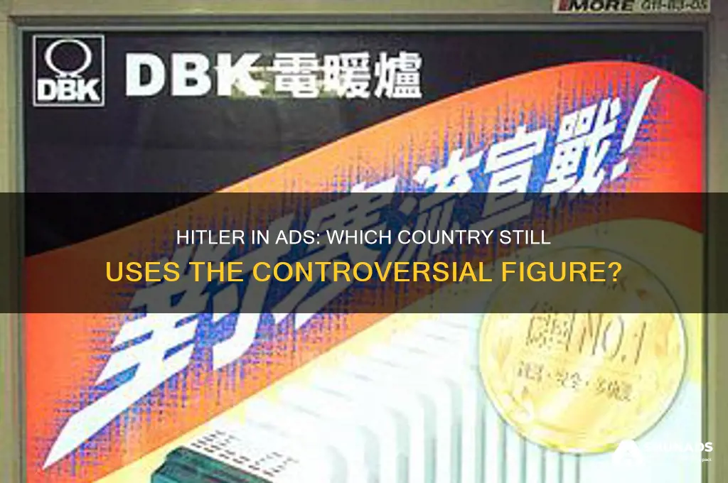 which country uses hitler in advertising