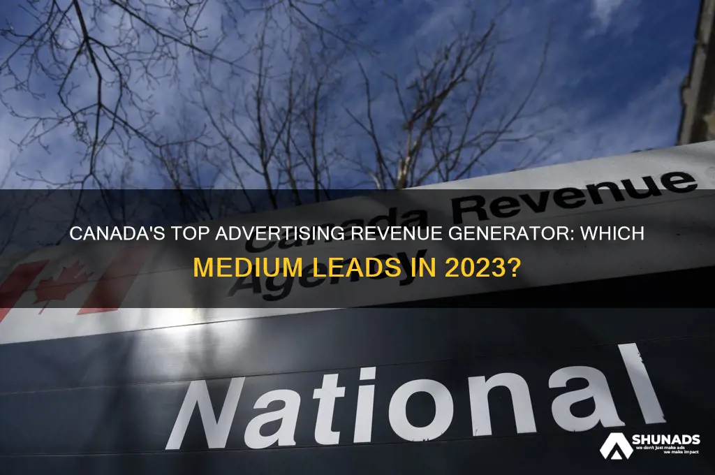 which medium currently generates the most advertising revenue in canada