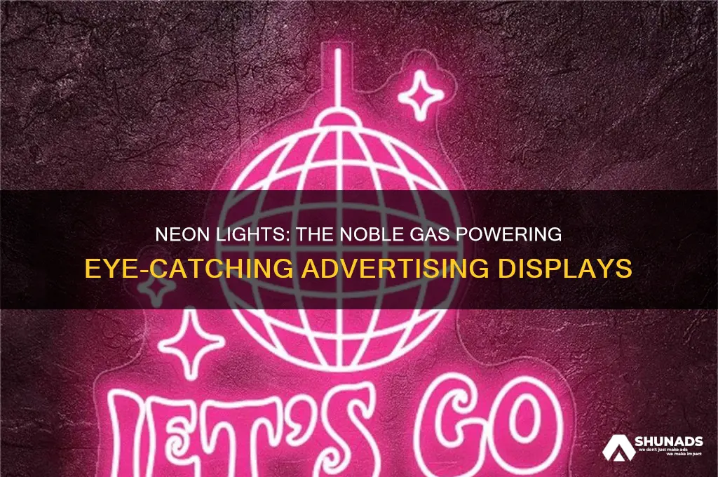 which noble gas is used for advertising display