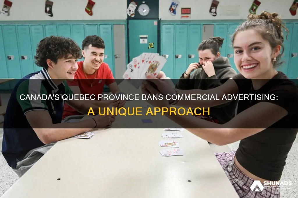which part of canada banned advertisements