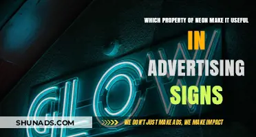 Neon's Bright Glow: The Key Property Illuminating Advertising Signs