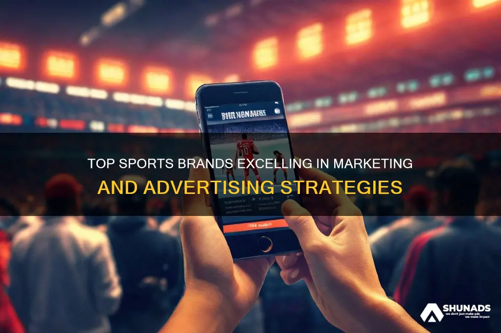 which sports companies have competency in marketing and advertising