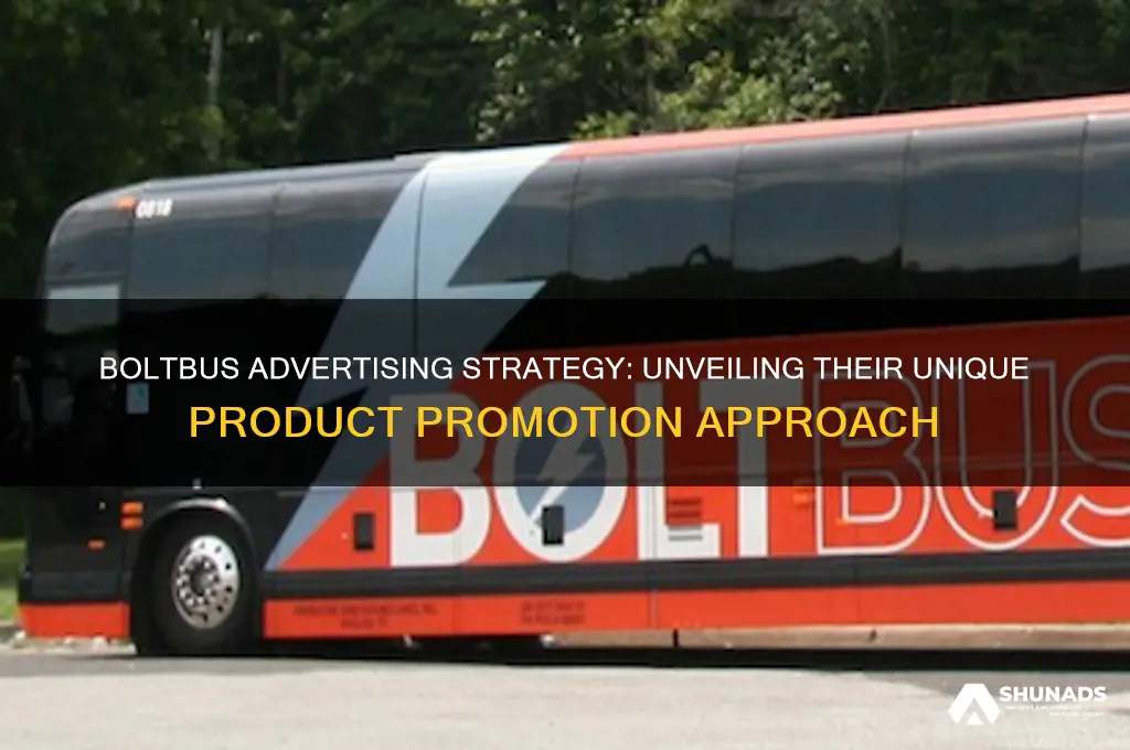 which type of product advertising does boltbus use