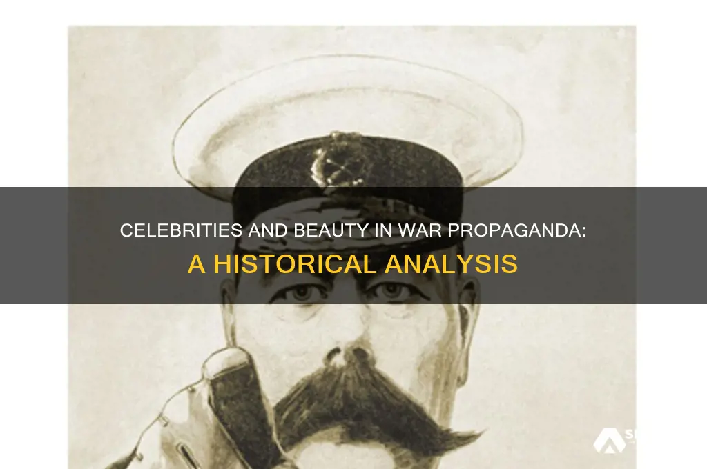which war advertisement uses the celebrity or beautiful
