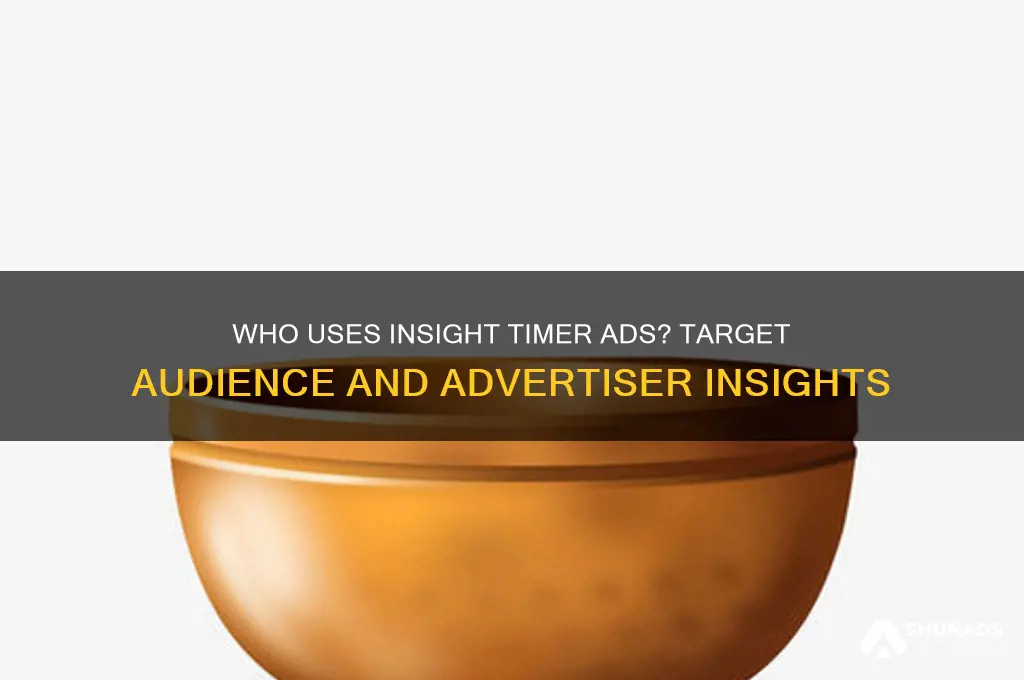 who advertises to use insight timer