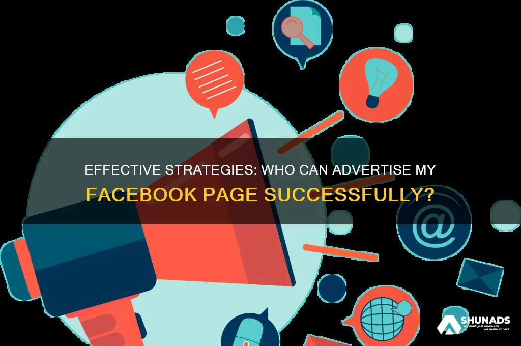 who can advertise my facebook page