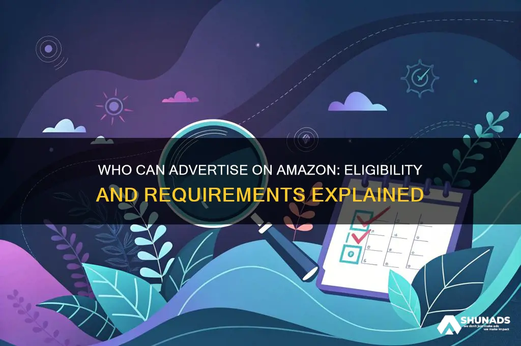 who can advertise on amazon