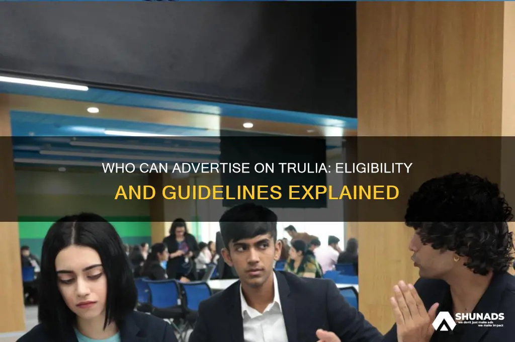 who can advertise on trulia