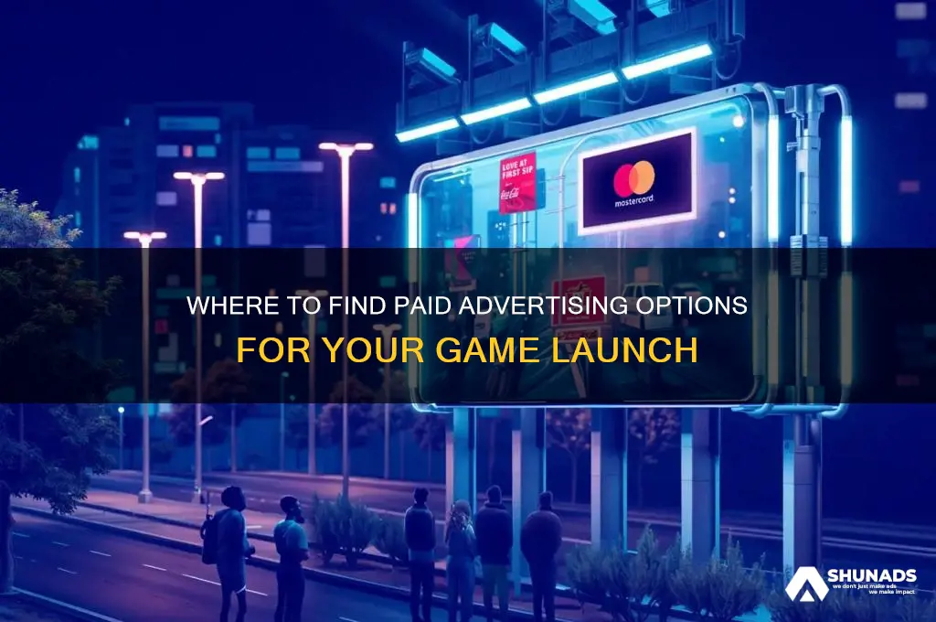 who can i pay to advertise my game