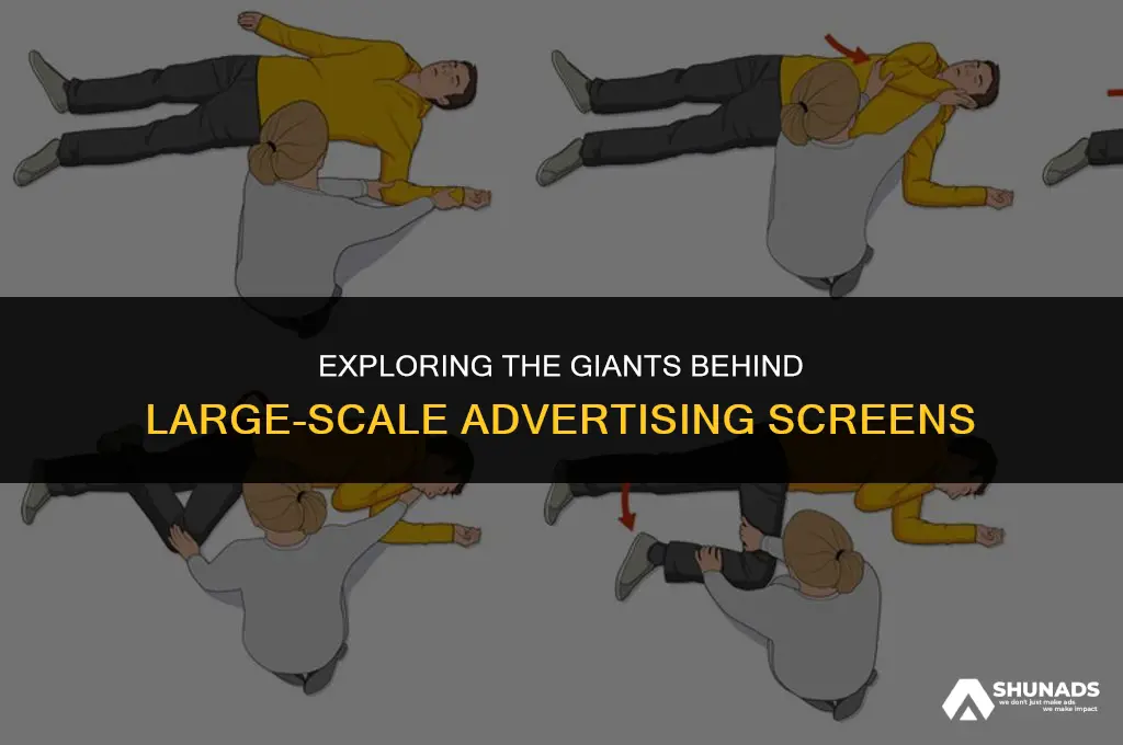 who makes large screens for advertising