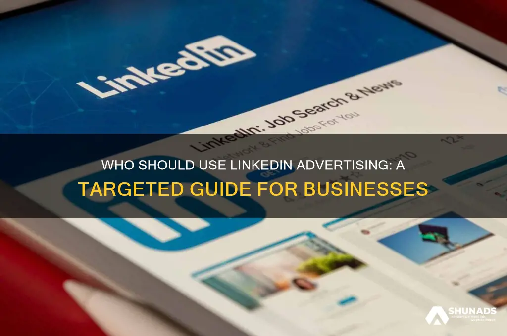 who should use linkedin advertising