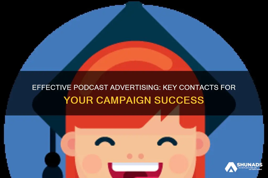 who to talk to to advertise using a podcast