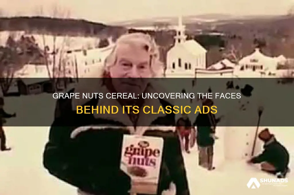 who used to advertise for grape nuts cereal