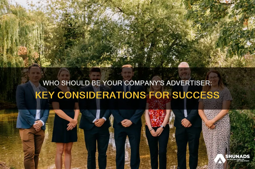 who would be the advertiser the company