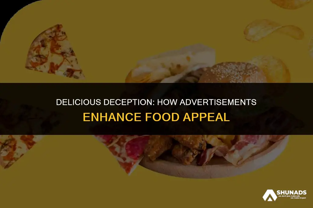why advertisements make food good