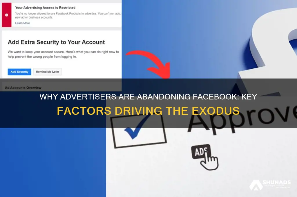 why advertisers are leaving facebook