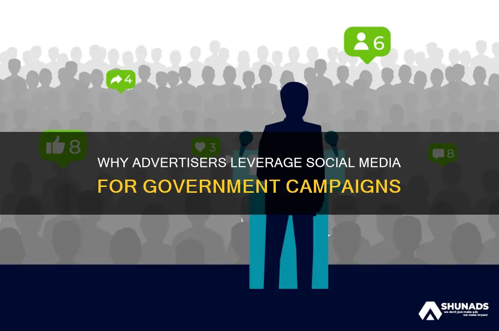 why advertisers use social media gov