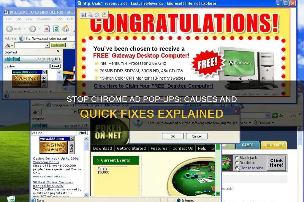 why am i getting advertising pop ups on chrome