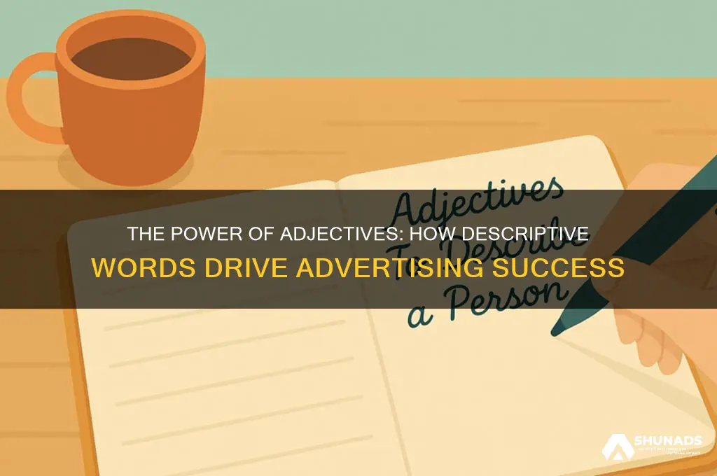 why are adjectives used in advertising