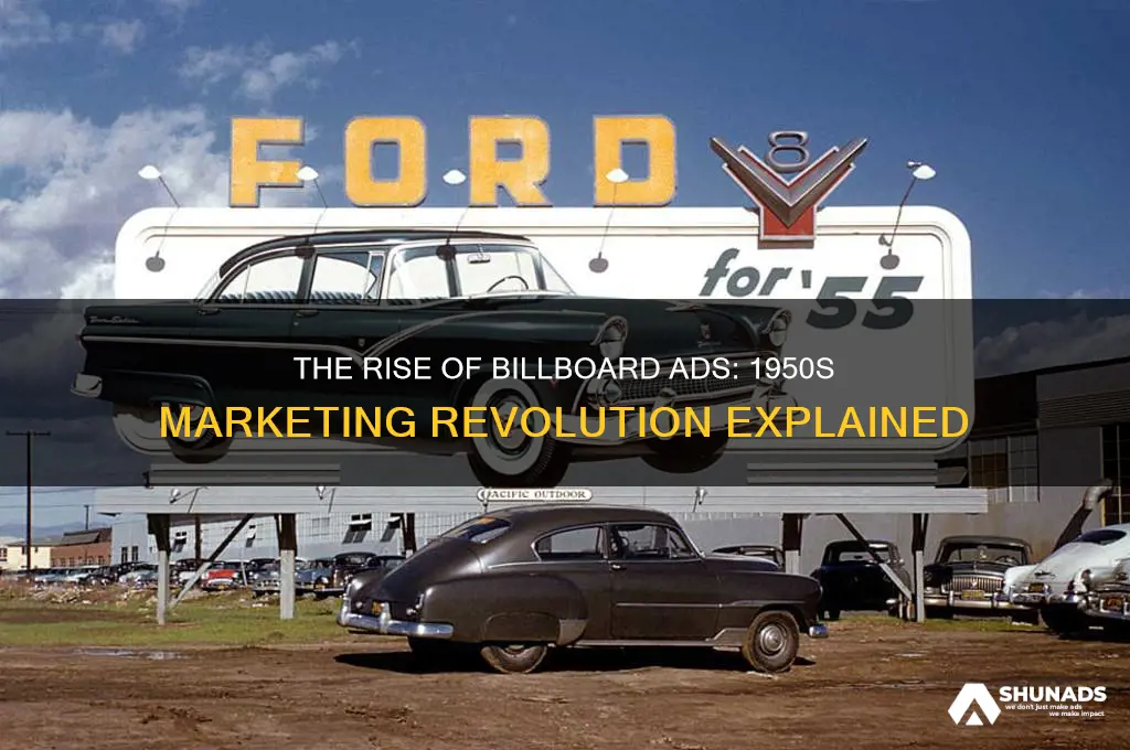 why are billboard advertisements used in the 1950s