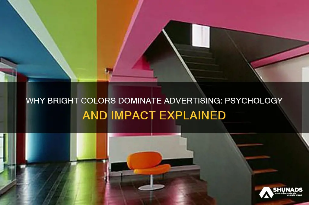 why are bright colours used in advertising