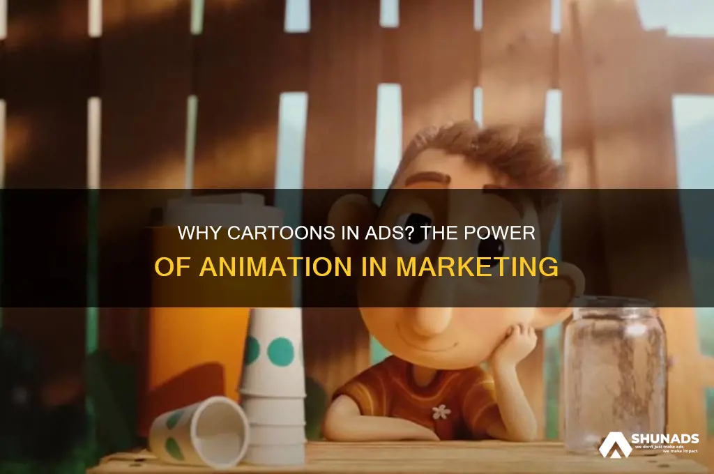 why are cartoons used in advertising