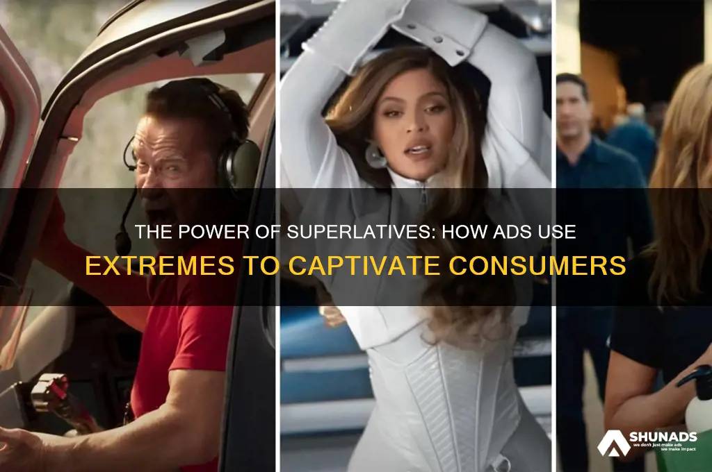why are superlatives used in advertising