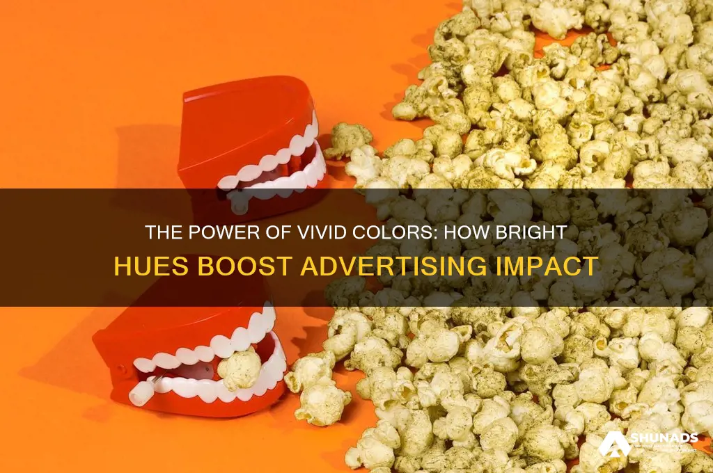 why are vivid colors used in advertising