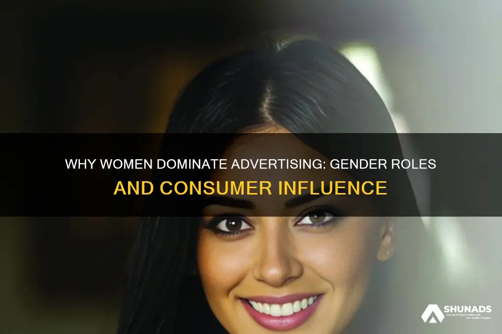 why are women used in advertising