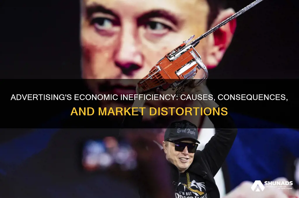 why can advertising be economically inefficient