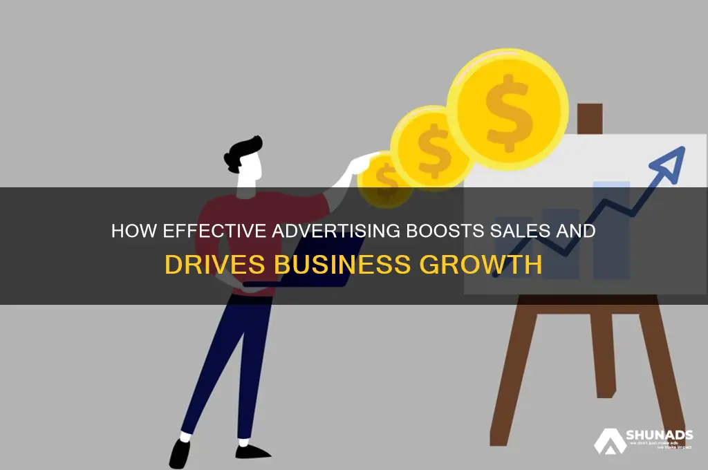 why can advertising increase sales