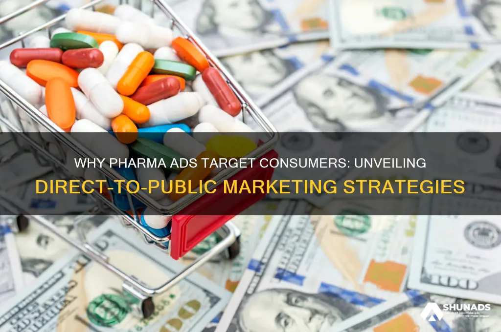 why can pharma companies advertise to the public
