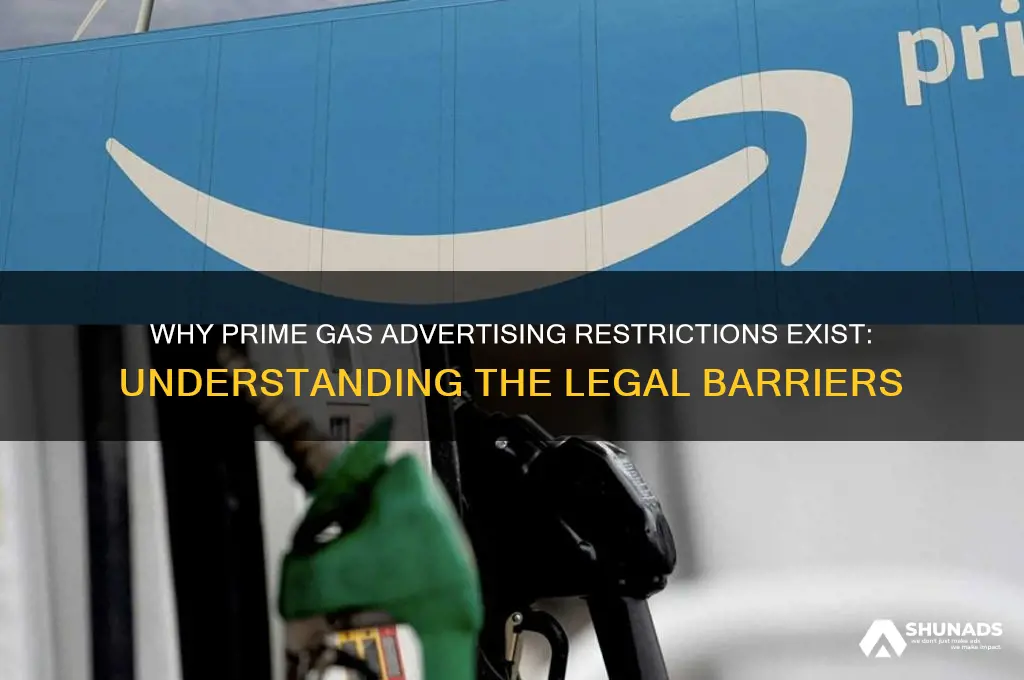 why can you not advertise for preime gas