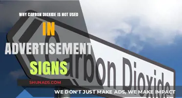 Why Carbon Dioxide is Unsuitable for Advertisement Signage