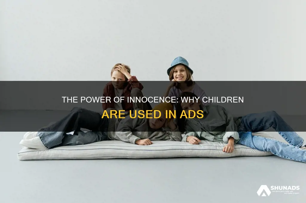 why children are used in advertisements