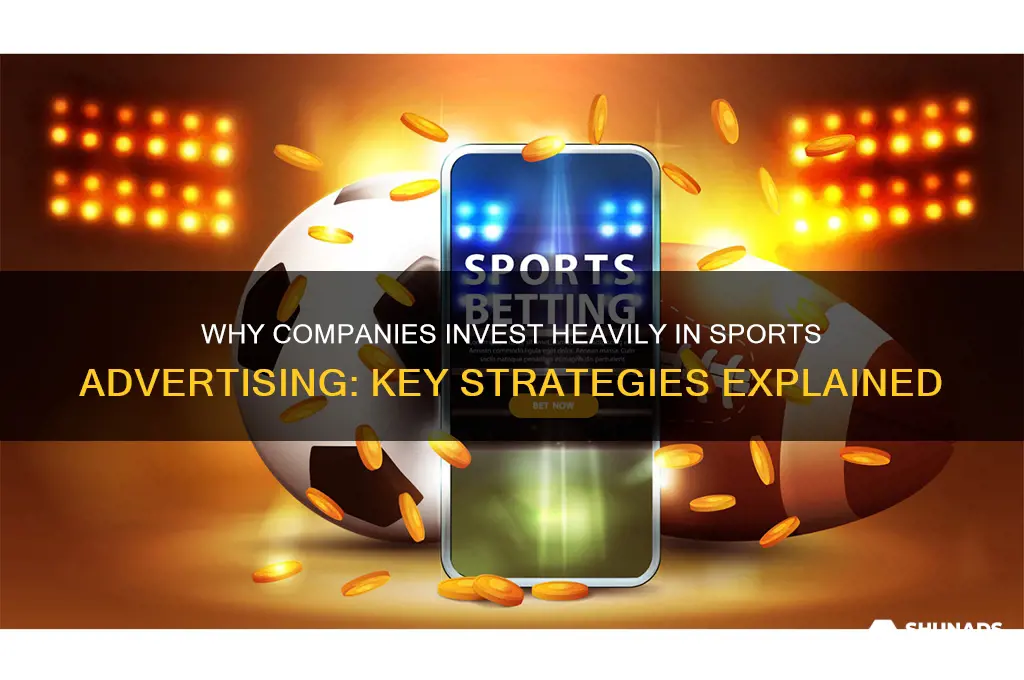 why companies advertise lot on sports