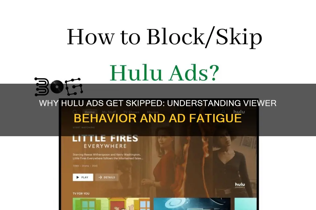 why do advertisements on hulu get skipped sometimes