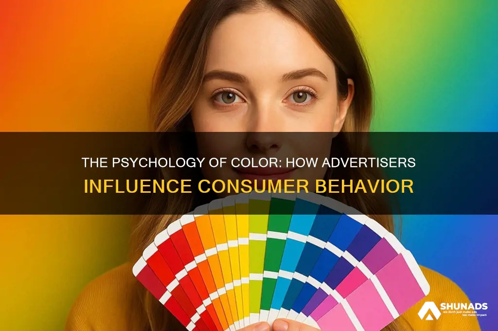 why do advertisers use certain colors to advertise their products