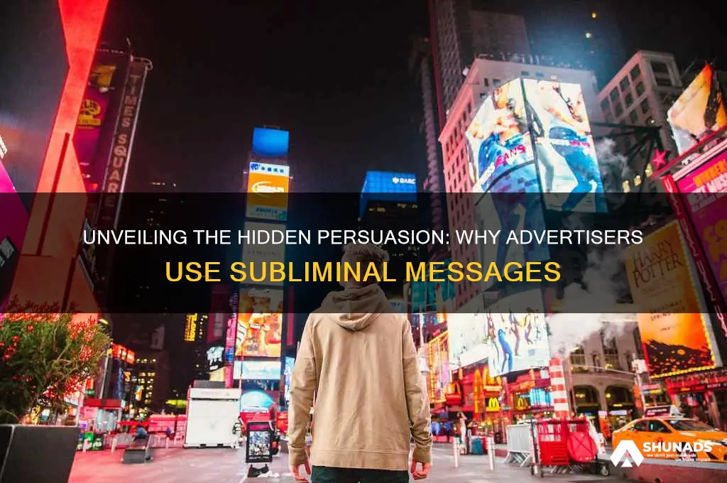 why do advertisers use subliminal messages