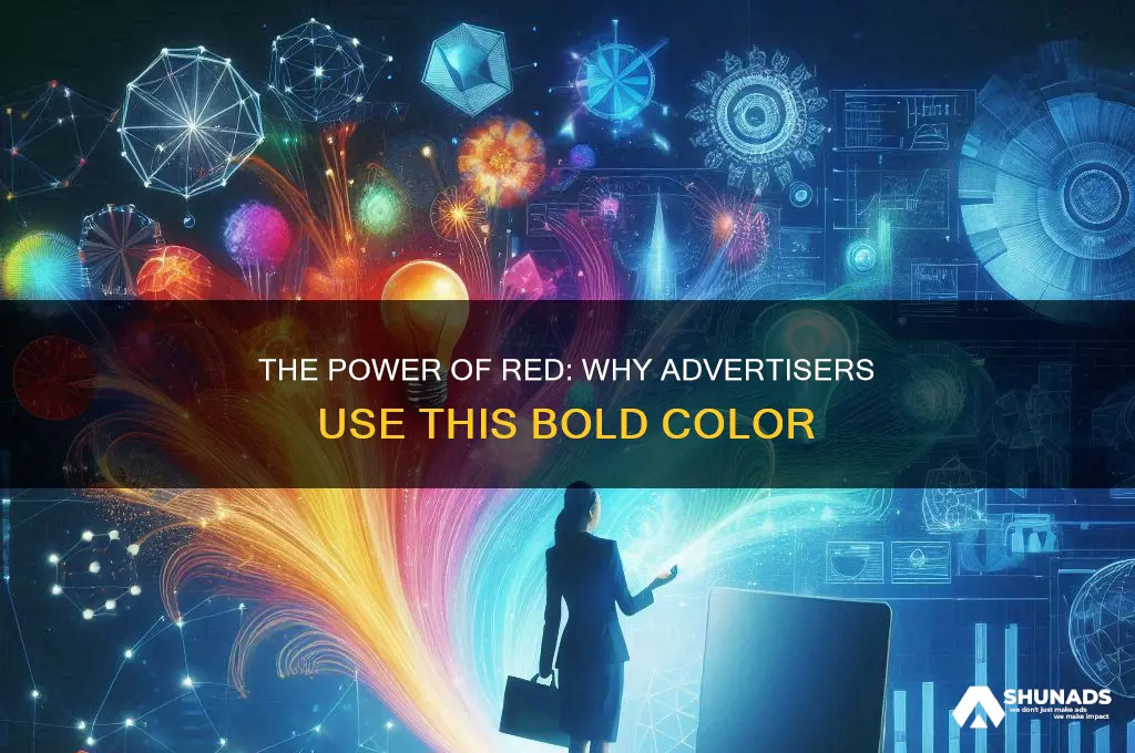 why do advertisers use the color red