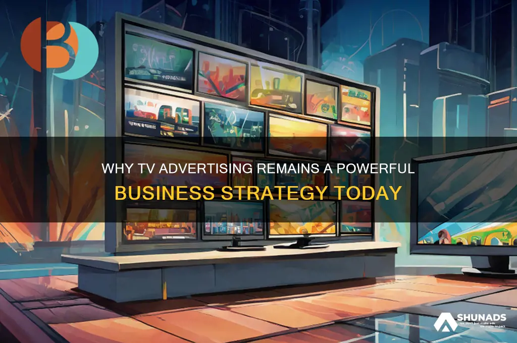why do businesses advertise on tv