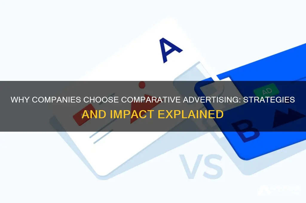 why do companies use comparative advertising